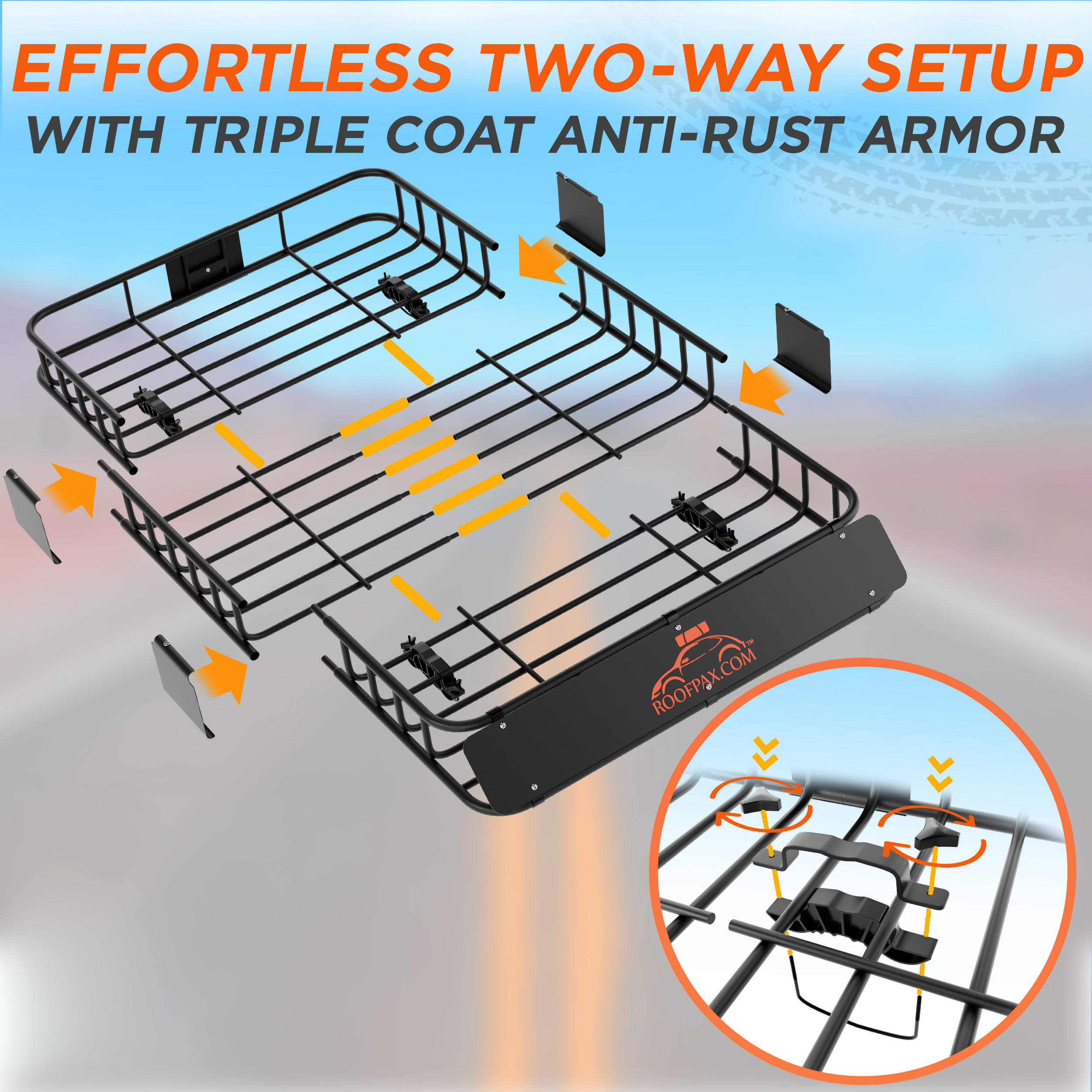 Car Roof Rack Basket - Image 2